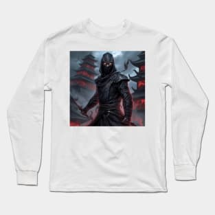 Anime Ninja on Town Long Sleeve T-Shirt